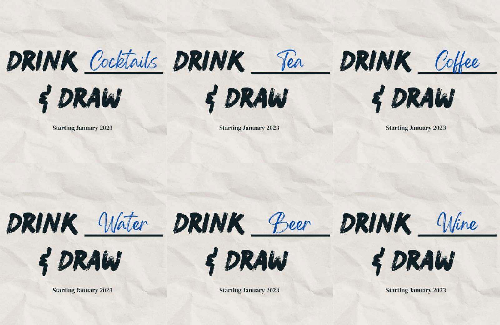 Drink & Draw Chico: Artist Meetup at Creekside Cafe & Mercantile