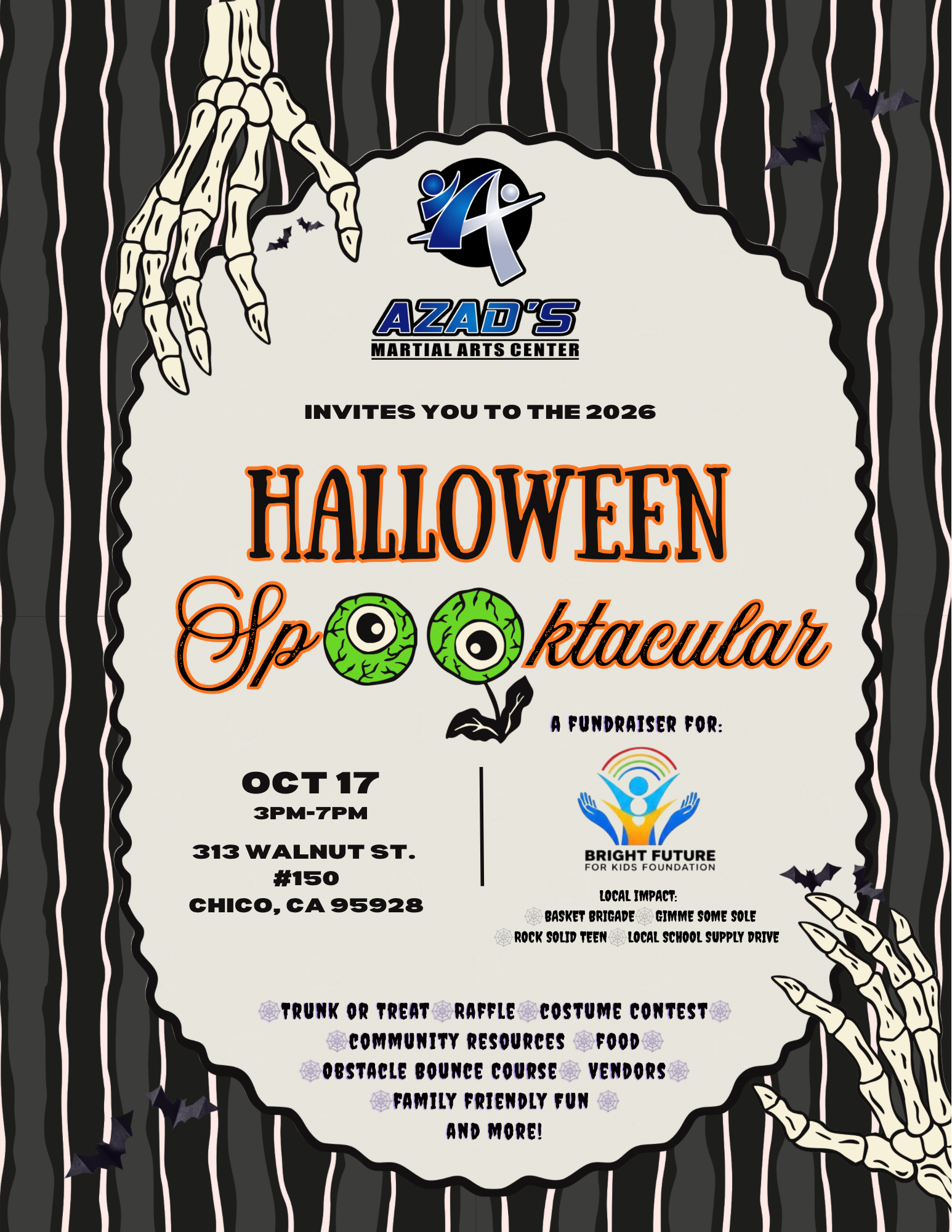 Azad’s Martial Arts 2026 Halloween Spooktacular!