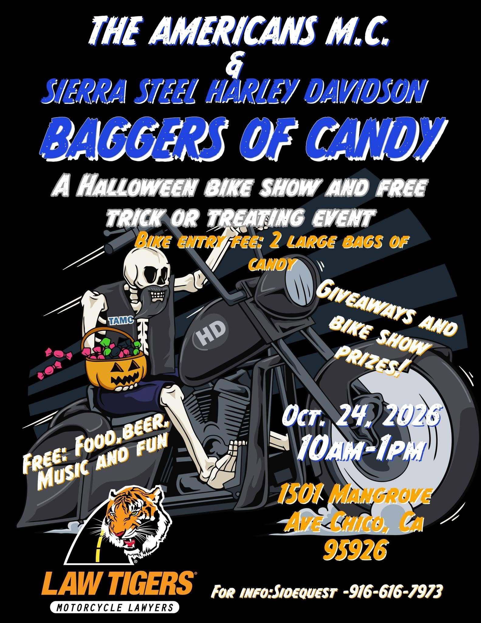 Baggers of Candy Hosted by Sierra Steel Harley-Davidson & The Americans MC