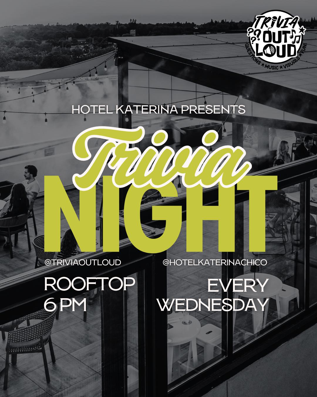 Trivia Wednesdays at Hotel Katerina