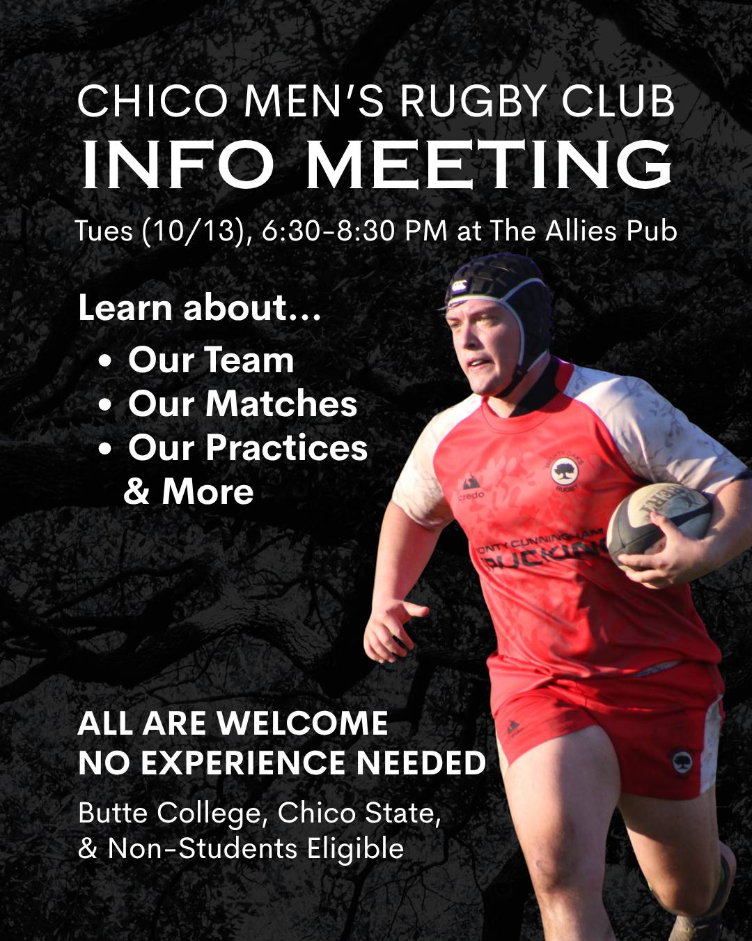 Chico Men's Rugby Info Meeting
