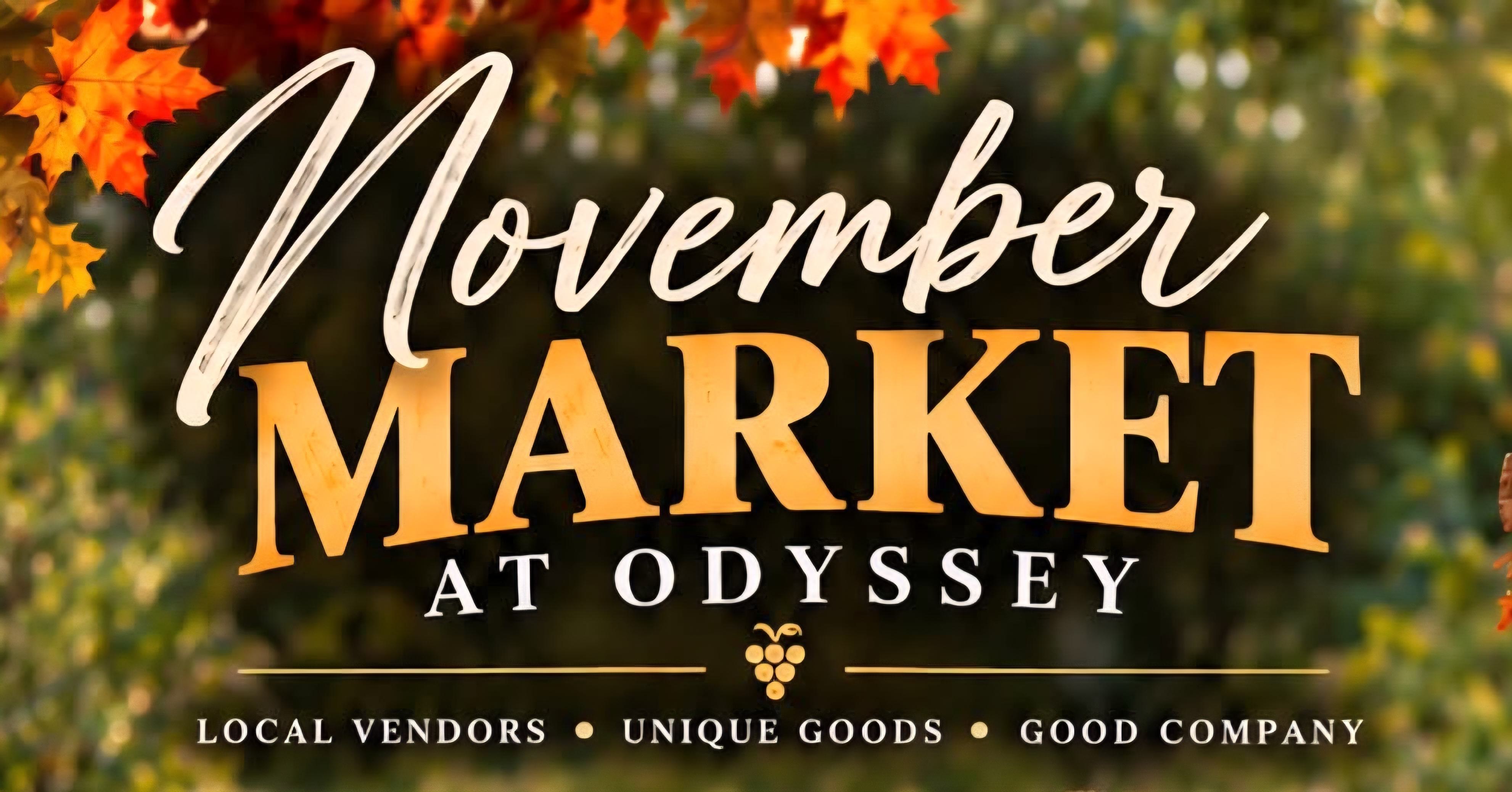 November Market at Odessey Winery