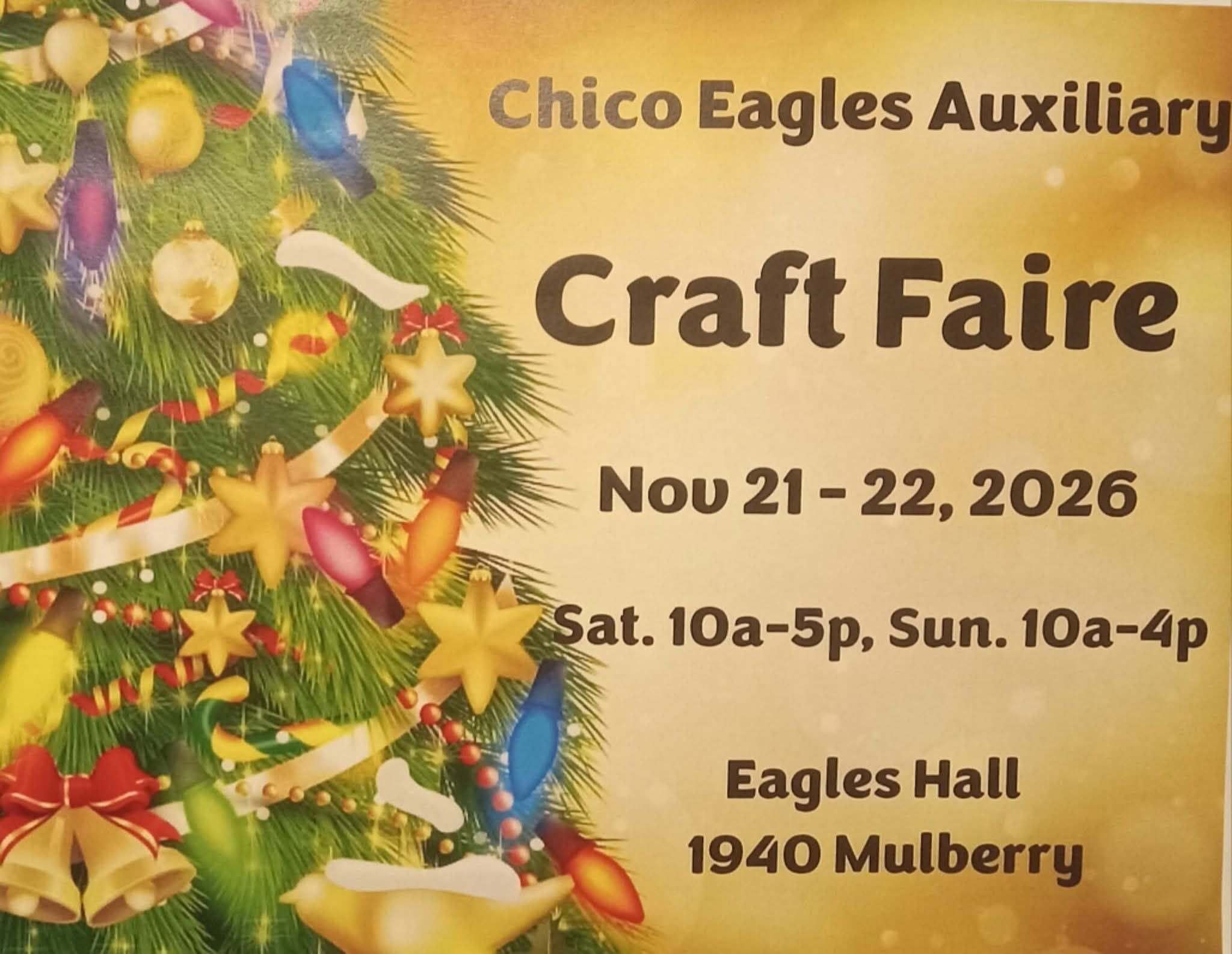 Chico Eagle's Auxiliary Craft Faire